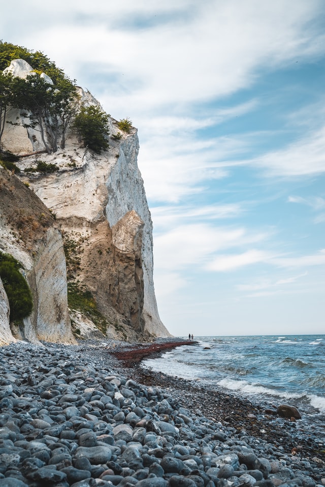 Stevn Klint White Cliffs Sea